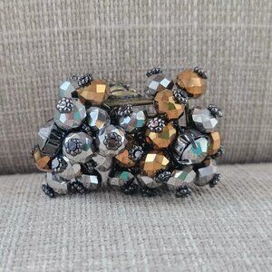Women Rings Fashion Jewelry Silver/Gold Tone Beads Rings Size Adjustable